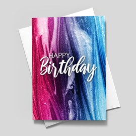 Happy Birthday Swirls