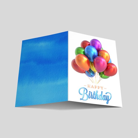 Balloon Bouquet Birthday Card