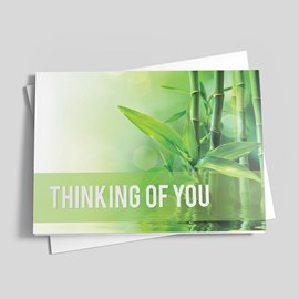 Bamboo Thinking of You Card