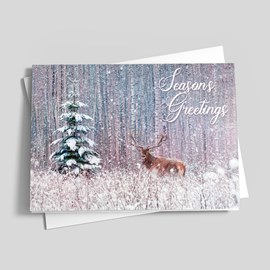 Deer Walk Holiday Card