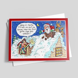 Santa's Signature Holiday Card