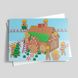 Gingerbread House Holiday Card