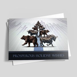 Bull Market Holiday Card