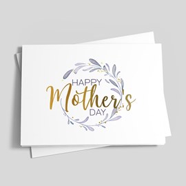 Mother's Day Card Wreath