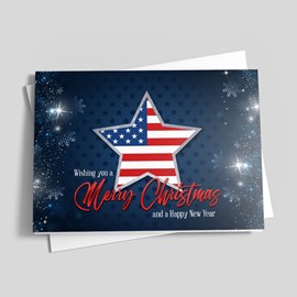 American Stars Christmas Card