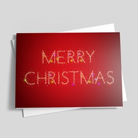 Lit Up Christmas Card