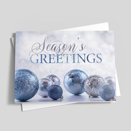 Winter Orbs Holiday Card