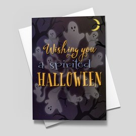 Spirited Halloween Card