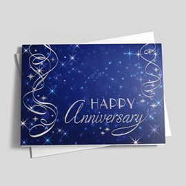 Anniversary Streamers Card
