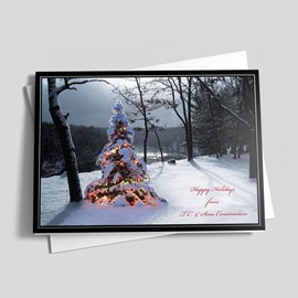 Bright Tree Holiday Card