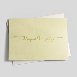 Mini Sympathy Card