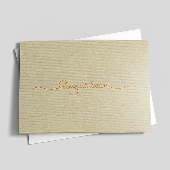 Mini Congratulations Card