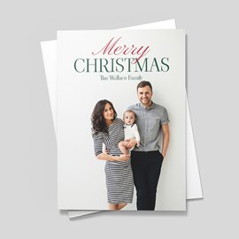 Simply Merry Christmas Photo Card