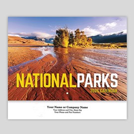Parks Stapled Wall Calendar