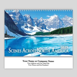 Scenes Across America Spiral Wall Calendar