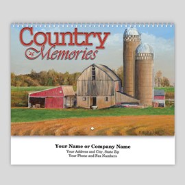 Country Memories Spiral Wall Calendar