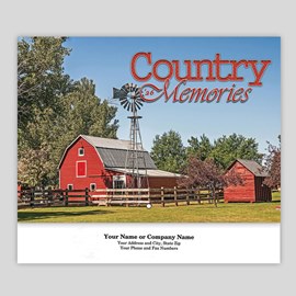 Country Memories Stapled Wall Calendar