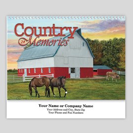 Country Memories Spiral Wall Calendar
